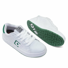 Tênis Qix Combat Branco/Verde - Coisas de Macho