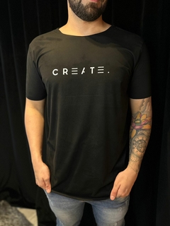 Camiseta Suede Preta Create