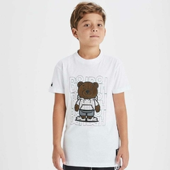 Camiseta Buh Kids Bear Branca