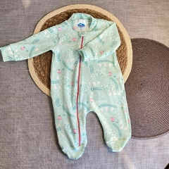 Roupa Bebe Macacão de Zíper Algodão Confortável de Inverno Feminino - comprar online