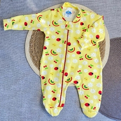 Roupa Bebe Macacão de Zíper Algodão Confortável de Inverno Feminino