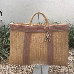 Bolsa Palha Madrepérola - Gisele Ayres