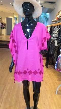 Caftan Pink Bordado - Sofia