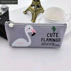 Estojo Flamingo - Papelaria Dulcet