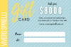 GIFTCARD $8000