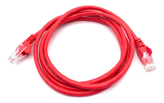 10 UN PATCH CORD CAT5 RJ45 1.5MT (VERMELHO) - Isamig Telecom