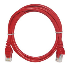 10 UN PATCH CORD CAT5 RJ45 1.5MT (VERMELHO)