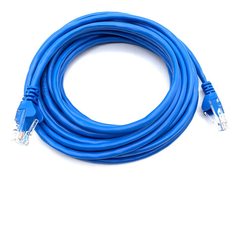 Imagem do 10 UN PATCH CORD CAT5 RJ45 5MT (AZUL)