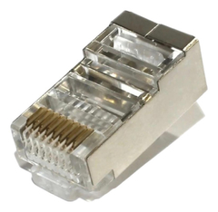 50 CONECTORES RJ45 CAT6 BLINDADO - comprar online