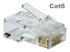 CONECTORES RJ45 CAT6- 1000UN - Isamig Telecom