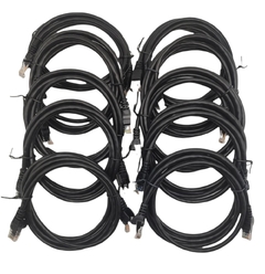 PATCH CORD CAT5 1.0MT 26AWG (PRETO)- KIT 50UN