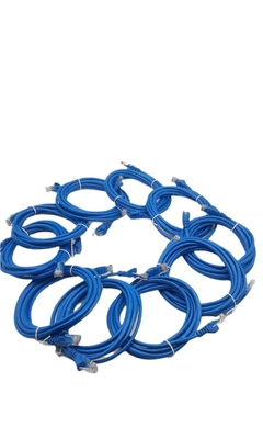 PATCH CORD CAT5 0.5MT 26AWG (AZUL)- KIT 100UN