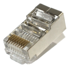 CONECTORES RJ45 CAT6 BLINDADO