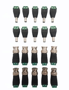 KIT C/ 50UN CONECTOR BNC BORNE + 50UN BORNE P4