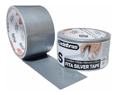 FITA MULTI USO TIPO SILVER TAPE PRATA 48mm X 5m - KIT 10UN - comprar online