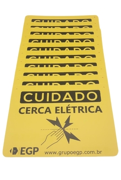 PLACA DE ADVERTENCIA (RISCO DE CHOQUE)- 5UN - comprar online