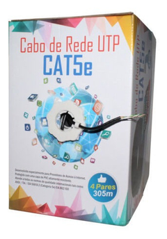 CABO DE REDE UTP CAT5-4P-100% COBRE 2FLEX - KIT 2UN - loja online