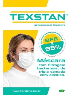 MASCARA DE PROT.TEXSTAN DESC.EMB.INDIV KIT C/75 UN na internet