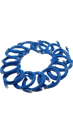 PATCH CORD CAT5 RJ45 2.5MT (AZUL)- 15UN