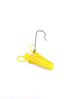 ESTICADOR PARA CABO DROP GANCHO LONGO (AMARELO)- KIT 20UN