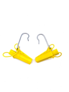 ESTICADOR PARA CABO DROP GANCHO LONGO (AMARELO)- KIT 50UN - comprar online