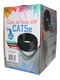 CABO DE REDE UTP CAT5-4P-100% COBRE 2FLEX - KIT 2UN - Isamig Telecom