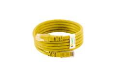 PATCH CORD CAT.6 UTP - 1,5M - AMARELO - KIT 2UN