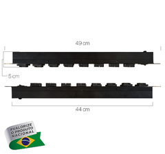 FILTRO DE LINHA REGUA - PROTETOR RACK 8 TOMADAS - KIT 5UN - comprar online