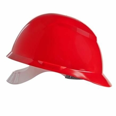 CAPACETE DE SEGURANCA VERMELHO P/ TRABALHO (COM JUGULAR) - comprar online