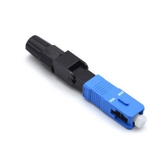 100 UN CONECTOR FAST RÁPIDO FIBRA ÓPTICA AZUL SC/UPC