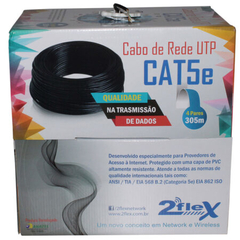 Imagem do CABO DE REDE UTP CAT5-4P-100% COBRE 2FLEX