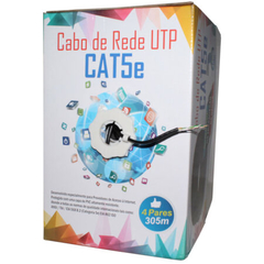 CABO DE REDE UTP CAT5-4P-100% COBRE 2FLEX