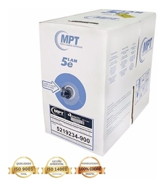 Cabo U/utp 24awgx4p Cat5e Cm (int/ext )pt 305 Metros - comprar online