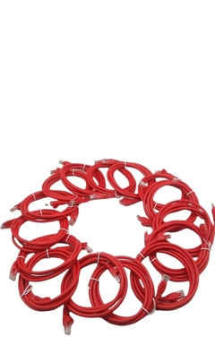 PATCH CORD CAT5 RJ45 1.5MT (VERMELHO)- 15UN