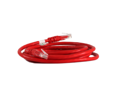 PATCH CORD CAT.5E UTP - 1,5M - VERMELHO - KIT 100UN - comprar online