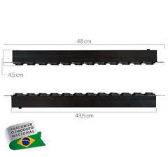 FILTRO DE LINHA REGUA - PROTETOR RACK 12 TOMADAS - KIT 2UN - comprar online