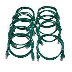 PATCH CORD CAT5 1.0MT 26AWG (VERDE)- KIT 50UN