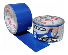 FITA MULTI-USO TIPO SILVER TAPE AZUL 48mm x 5m - KIT 15UN - comprar online