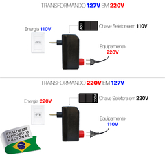 Imagem do AUTOTRAFO BIVOLT 110/220 60VA PAREDE - KIT 10UN