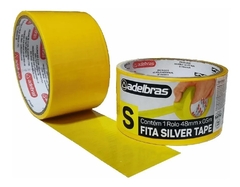 FITA MULTI-USO TIPO SILVER TAPE AMARELA 48mm x 5m - KIT 10UN na internet