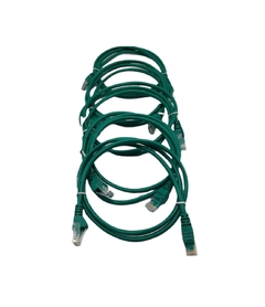 PATCH CORD CAT5 1.0MT 26AWG (VERDE)- KIT 100UN - comprar online