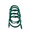 PATCH CORD CAT5 1.0MT 26AWG (VERDE)- KIT 5UN