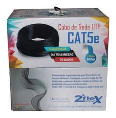 CABO DE REDE UTP CAT5-4P-100% COBRE 2FLEX - KIT 2UN na internet