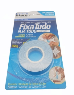 FITA DUPLA FACE(ESP)12MMX01,5M TEKBON.AZ KIT C/5 UN - comprar online