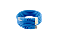 PATCH CORD CAT.6 UTP - 1,5M - AZUL - KIT 2UN