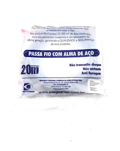 PASSA FIO COM CONEXAO 20M CZ - MEGATRON- 20UN - comprar online