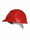 CAPACETE DE SEGURANCA VERMELHO P/ TRABALHO (COM JUGULAR)