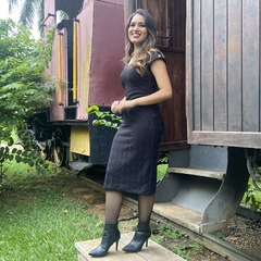 Vestido Marina (Tricô Preto)