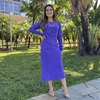 Vestido Geovana (Tricô Roxo)