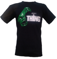 camiseta do filme The Thing o enigma de outro mundo